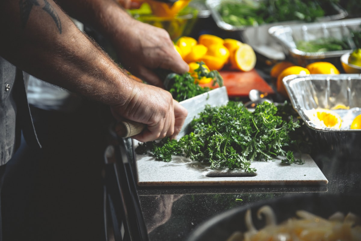 Légumes crus et vapeur